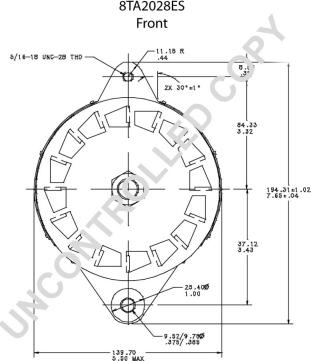 Prestolite Electric 8TA2028ES - Генератор unicars.by