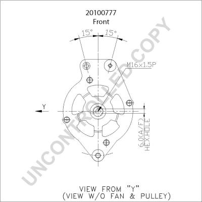 Prestolite Electric 20100777 - Генератор unicars.by