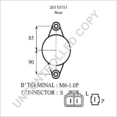 Prestolite Electric 20110151 - Генератор unicars.by