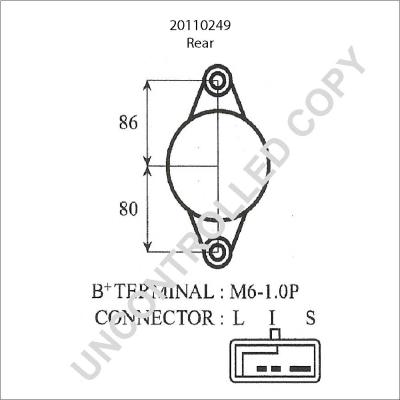 Prestolite Electric 20110249 - Генератор unicars.by