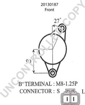 Prestolite Electric 20130187 - Генератор unicars.by