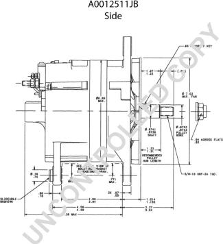 Prestolite Electric A0012511JB - Генератор unicars.by