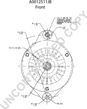 Prestolite Electric A0012511JB - Генератор unicars.by