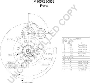 Prestolite Electric M105R3508SE - Стартер unicars.by