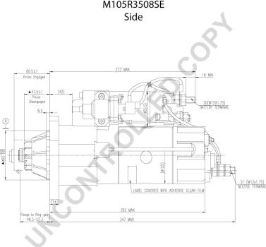 Prestolite Electric M105R3508SE - Стартер unicars.by