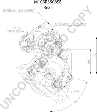 Prestolite Electric M105R3508SE - Стартер unicars.by