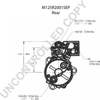 Prestolite Electric M125R2001SEP - Стартер unicars.by