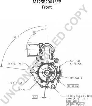 Prestolite Electric M125R2001SEP - Стартер unicars.by