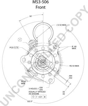 Prestolite Electric MS3-506 - Стартер unicars.by