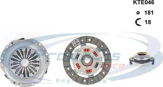 Procodis France KTE046 - Комплект сцепления unicars.by