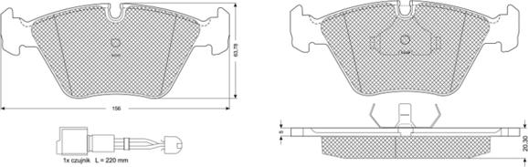 Procodis France PF10691 - Тормозные колодки, дисковые, комплект unicars.by