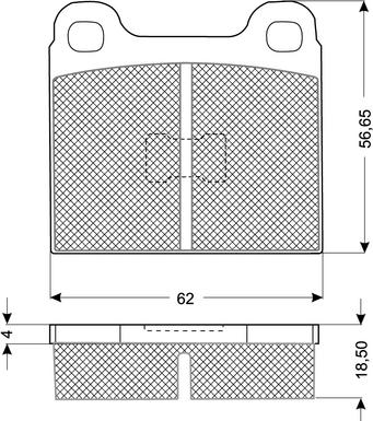 Procodis France PF10161 - Тормозные колодки, дисковые, комплект unicars.by