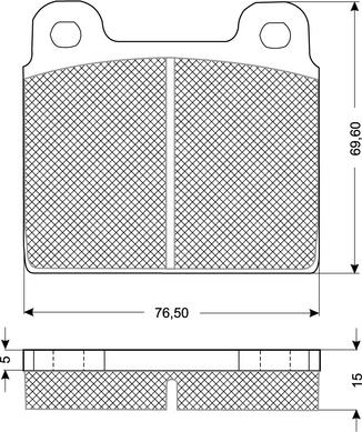 Procodis France PF1018 - Тормозные колодки, дисковые, комплект unicars.by