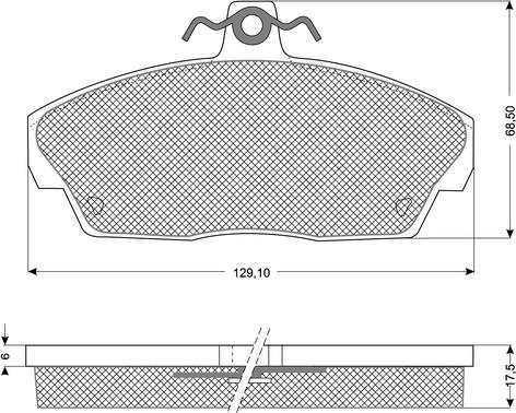 DJ Parts BP2019 - Тормозные колодки, дисковые, комплект unicars.by