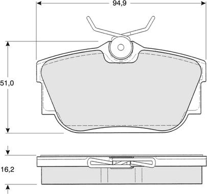 Procodis France PF1390 - Тормозные колодки, дисковые, комплект unicars.by