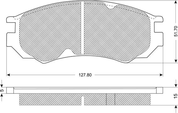 Textar 2138615 - Тормозные колодки, дисковые, комплект unicars.by