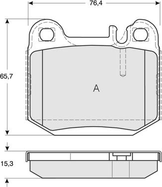 Procodis France PF1286 - Тормозные колодки, дисковые, комплект unicars.by