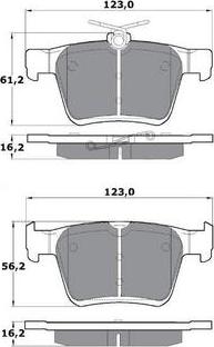 Procodis France PF1705 - Тормозные колодки, дисковые, комплект unicars.by