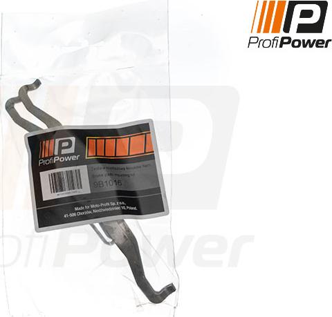 ProfiPower 9B1016 - Комплектующие для колодок дискового тормоза unicars.by