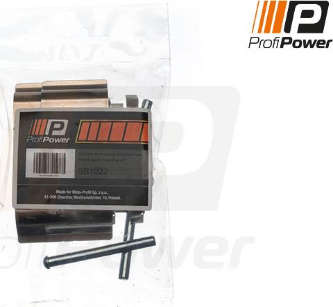 ProfiPower 9B1022 - Комплектующие для колодок дискового тормоза unicars.by