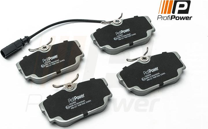 ProfiPower 1B2068 - Тормозные колодки, дисковые, комплект unicars.by