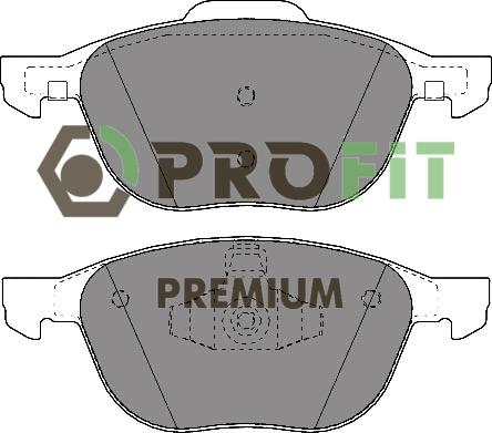 Profit 5005-1594 - Тормозные колодки, дисковые, комплект unicars.by