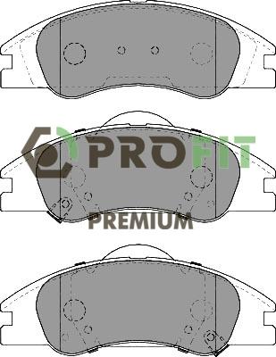 Profit 5005-2050 - Тормозные колодки, дисковые, комплект unicars.by