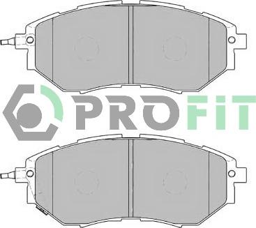 Profit 5000-1984 C - Тормозные колодки, дисковые, комплект unicars.by