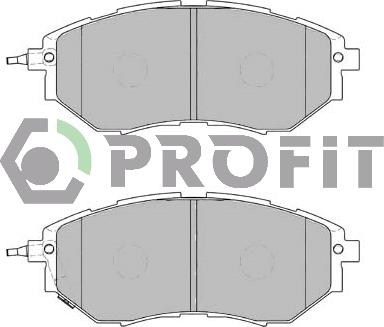 Profit 5000-1984 - Тормозные колодки, дисковые, комплект unicars.by