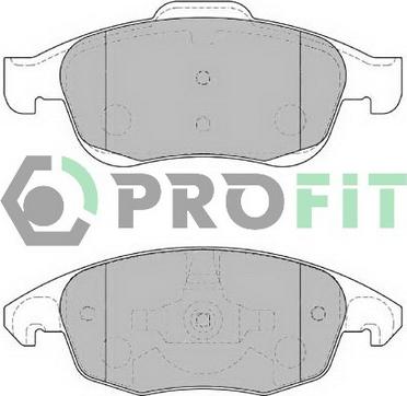 Profit 5000-1971 - Тормозные колодки, дисковые, комплект unicars.by