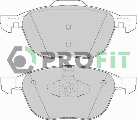 Profit 5000-1594 - Тормозные колодки, дисковые, комплект unicars.by