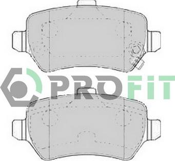 Profit 5000-1521 - Тормозные колодки, дисковые, комплект unicars.by