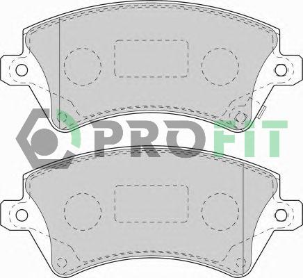 Profit 5000-1573 - Тормозные колодки, дисковые, комплект unicars.by