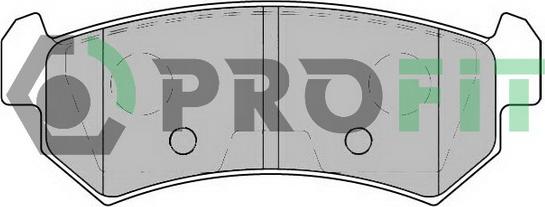 Profit 5000-1889 - Тормозные колодки, дисковые, комплект unicars.by