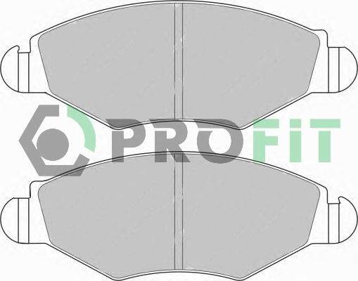 Profit 5000-1378 - Тормозные колодки, дисковые, комплект unicars.by