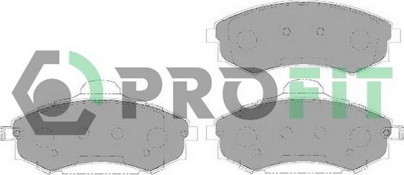 Profit 5000-1737 - Тормозные колодки, дисковые, комплект unicars.by