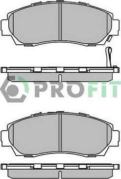 Profit 5000-2010 C - Тормозные колодки, дисковые, комплект unicars.by