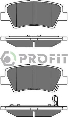 Profit 5000-2023 C - Тормозные колодки, дисковые, комплект unicars.by