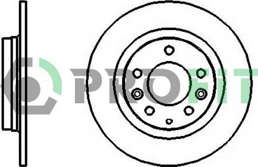 Fenox TB218111 - Тормозной диск unicars.by