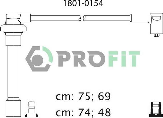 Profit 1801-0154 - Комплект проводов зажигания unicars.by