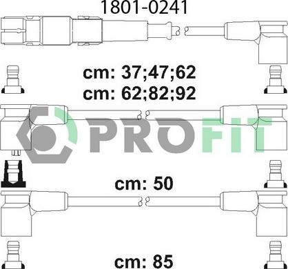 Profit 1801-0241 - Комплект проводов зажигания unicars.by