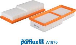 Purflux A1870 - Воздушный фильтр, двигатель unicars.by