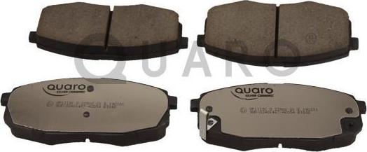 QUARO QP1119C - Тормозные колодки, дисковые, комплект unicars.by