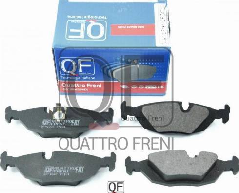 Quattro Freni QF54700 - Тормозные колодки, дисковые, комплект unicars.by