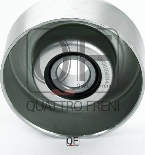 Quattro Freni QF00100014 - Ролик, поликлиновый ремень unicars.by