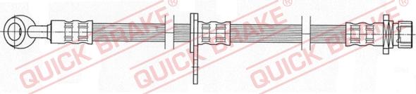 QUICK BRAKE 59.904 - Тормозной шланг unicars.by