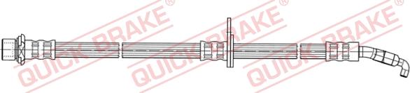 QUICK BRAKE 50.990 - Тормозной шланг unicars.by