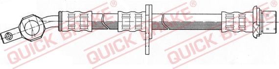 QUICK BRAKE 50.972 - Тормозной шланг unicars.by