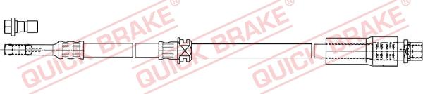 QUICK BRAKE 50.835X - Тормозной шланг unicars.by