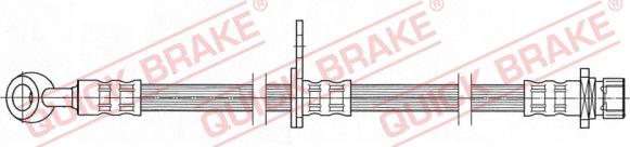 QUICK BRAKE 58.993 - Тормозной шланг unicars.by